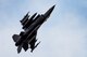 An F-16 Fighting Falcon from the 31st Fighter Wing, 510th Fighter Squadron, Aviano Air Base, Italy, flies over Royal Air Force Lakenheath, England, July 20, 2018. The 510th FS is participating in a bilateral training event to enhance interoperability, maintain joint readiness and reassure our regional allies and partners. (U.S. Air Force photo by Tech. Sgt. Matthew Plew)