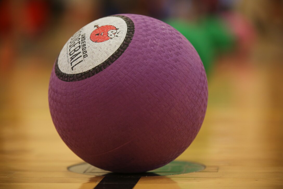 Marines and Sailors took part in a dodgeball tournament aboard Marine Corps Air Station Beaufort July 18. The tournament was held in conjunction with the Semper Fit
Summer Challenge. The program promotes camaraderie, teamwork and a healthy lifestyle.