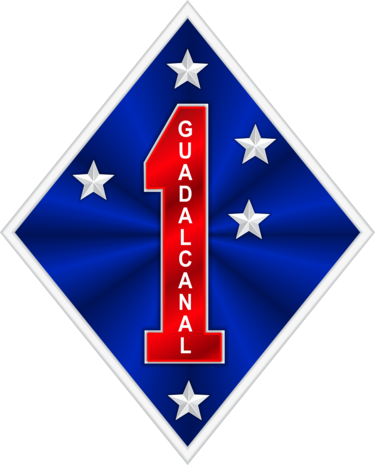 1st Marine Division Color 3 Logo