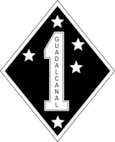 1st Marine Division B-W Logo