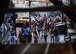 A team of Airmen from the 28th Civil Engineer Squadron volunteered their time to help set up for Summer Nights in downtown Rapid City, S.D., July 19, 2018. The Airmen moved tables and trash cans to the downtown area, while another group completed the set up. Summer Nights is a free event which takes place every Thursday night during the summer, providing live music and entertainment.