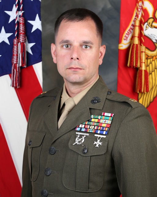 Maj. Kyle E. Larish > I Marine Expeditionary Force > Biography