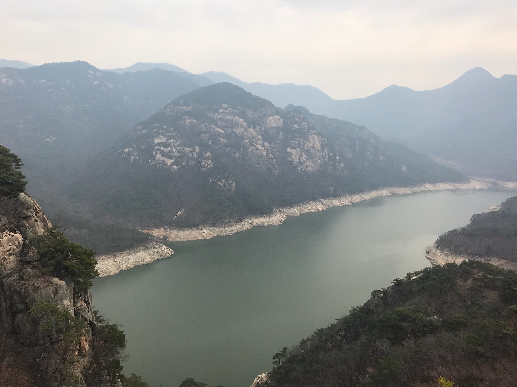 Darrell Townsend, a craft supervisor at Arnold Air Force Base, and his wife Renee were able to visit Chunju Lake at Woraksan National Park, while sightseeing in South Korea. Townsend was recently deployed to Osan Air Base in South Korea as part of his duties as Seventh Air Force Superintendent for the Tennessee Air National Guard. (Courtesy photo)