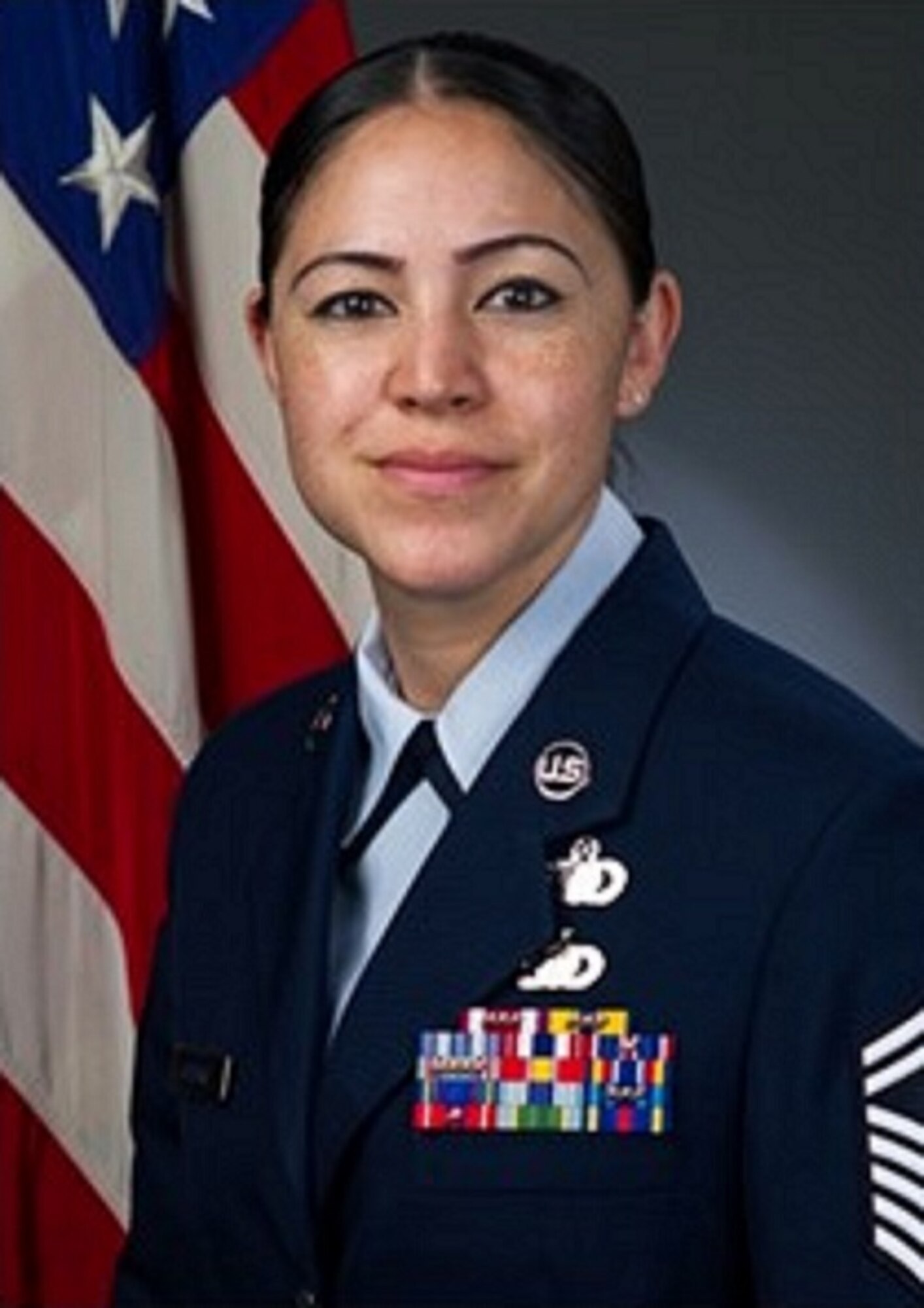 Senior Master Sgt. Kimberly La'Pierre, official photo, U.S. Air Force photo