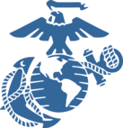 Eagle, Globe and Anchor New - Blue Logo