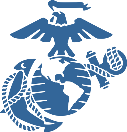 Eagle, Globe and Anchor New - Blue Logo