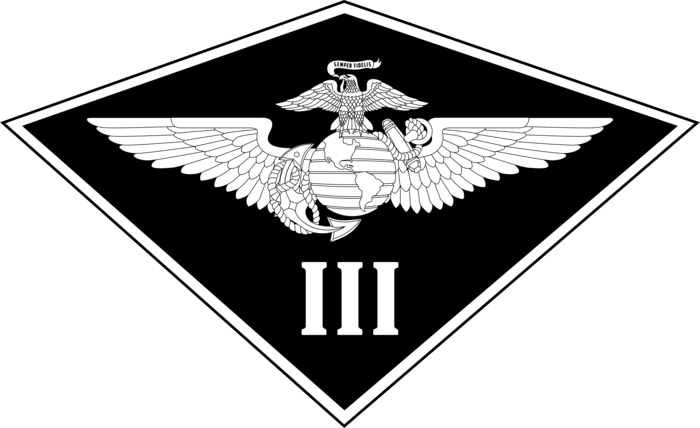 3rd Marine Aircraft Wing B-W Logo