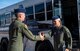 U.S. Air Force Brig. Gen. Todd Canterbury, 56th Fighter Wing commander greets U.S. Air Force Lt. Gen. Steve Kwast, commander of Air Education and Training Command during his visit to Luke Air Force Base, Ariz., July 20, 2018. Kwast visited with Airmen from various squadrons around Luke to gain insight on the 56th FW mission. (U.S. Air Force photo by Airman 1st Class Alexander Cook)