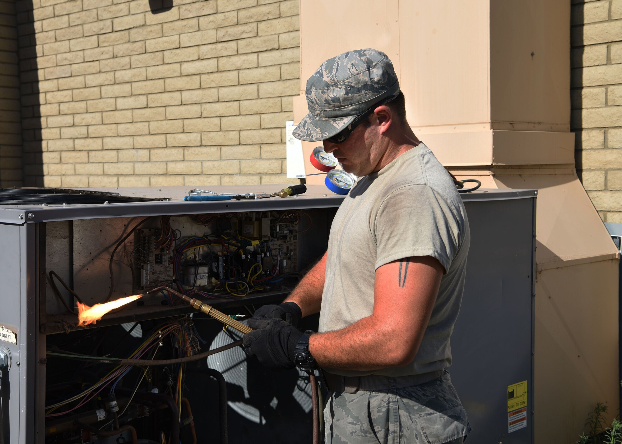 HVAC keeps MWD kennels cool