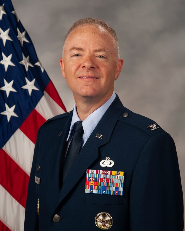 Col. Tyler Schaff, Mission Support Group commander (U.S. Air Force photo)
