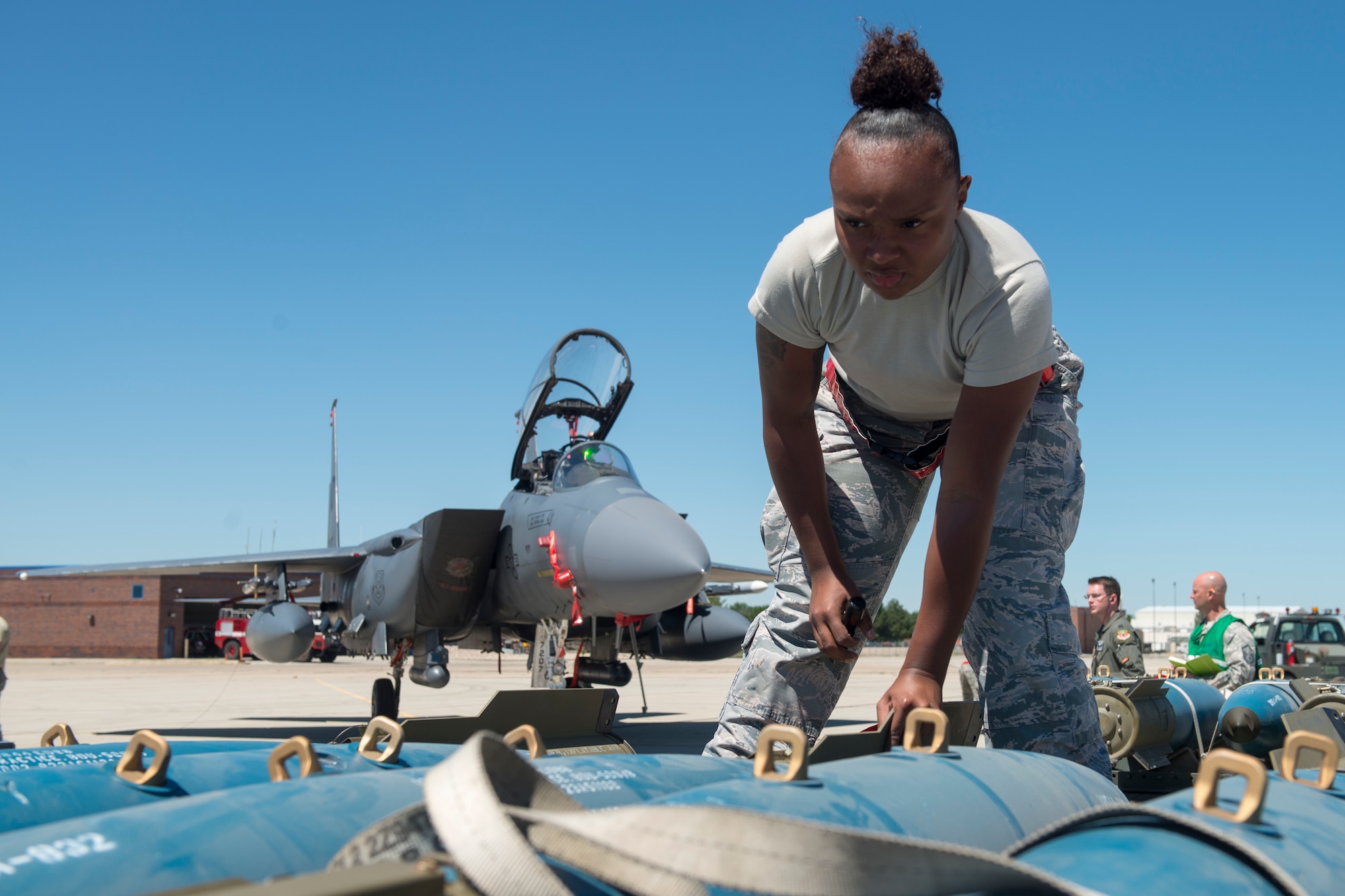 Participants exercised the ability to support flying operations in alternative locations.