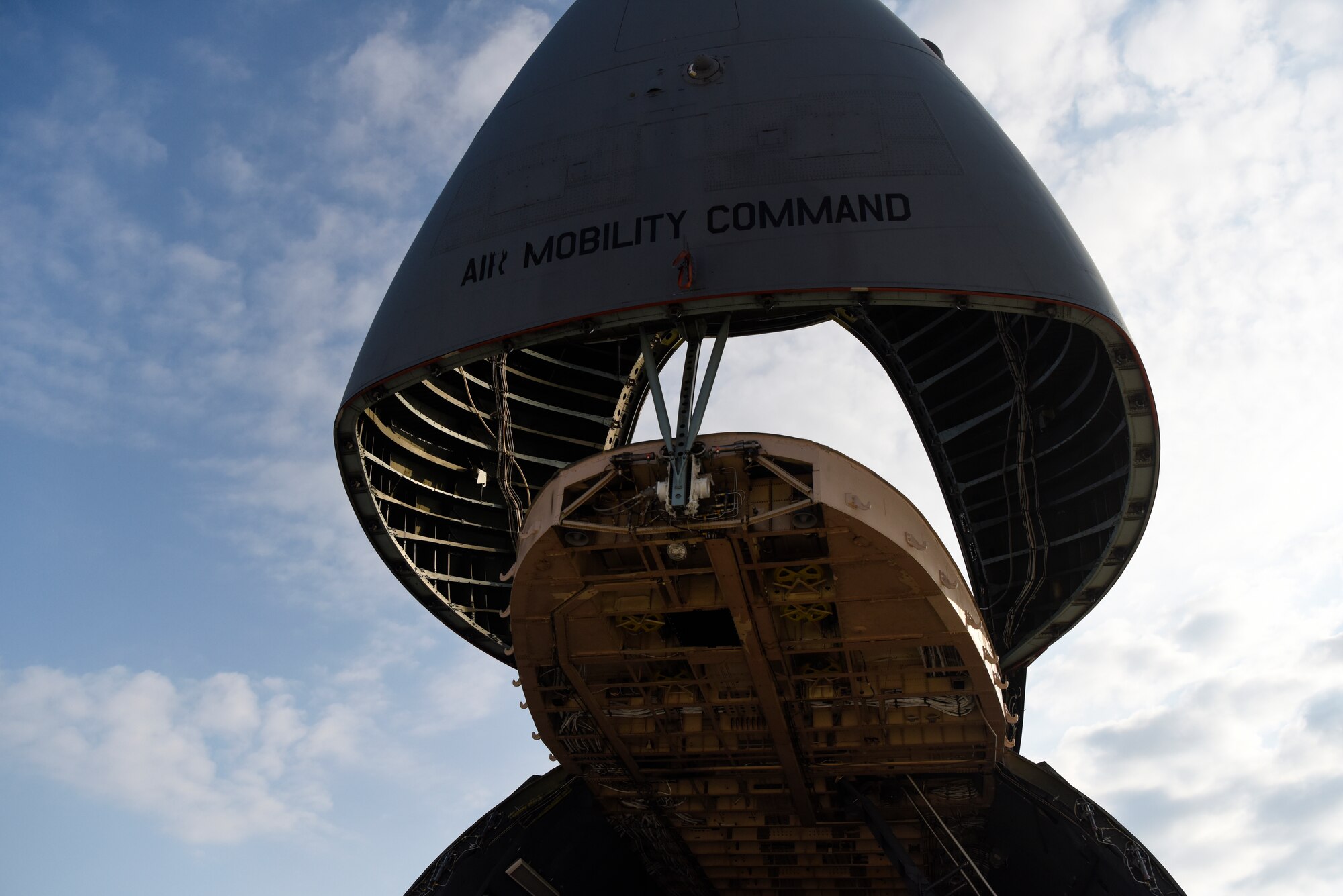 Airmen from the 9th Airlift Squadron at Dover Air Force Base, Del., and the Delaware Air National Guard 142nd Aeromedical Evacuation Squadron from the New Castle Air National Guard Base, Del., tackle aeromedical evacuation training together July 12, 2018 at Dover AFB, Del. The 142nd AES came to Dover to familiarize themselves on the C-5M Super Galaxy. (U.S. Air Force photo by Airman 1st Class Zoe M. Wockenfuss)