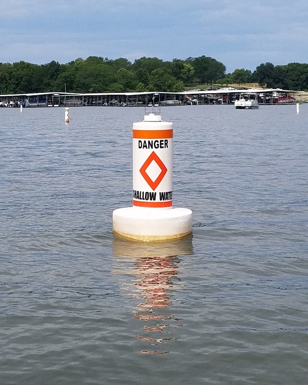 It's important for all visitors to understand the lake and risks associated with recreating in low water. Obey buoys and understand they do not mark all low-water areas. Slow down. What may have been a fun, safe route for boating in the past years may not be now as low water levels present a danger for striking normally submerged hazards such as trees and rocks.