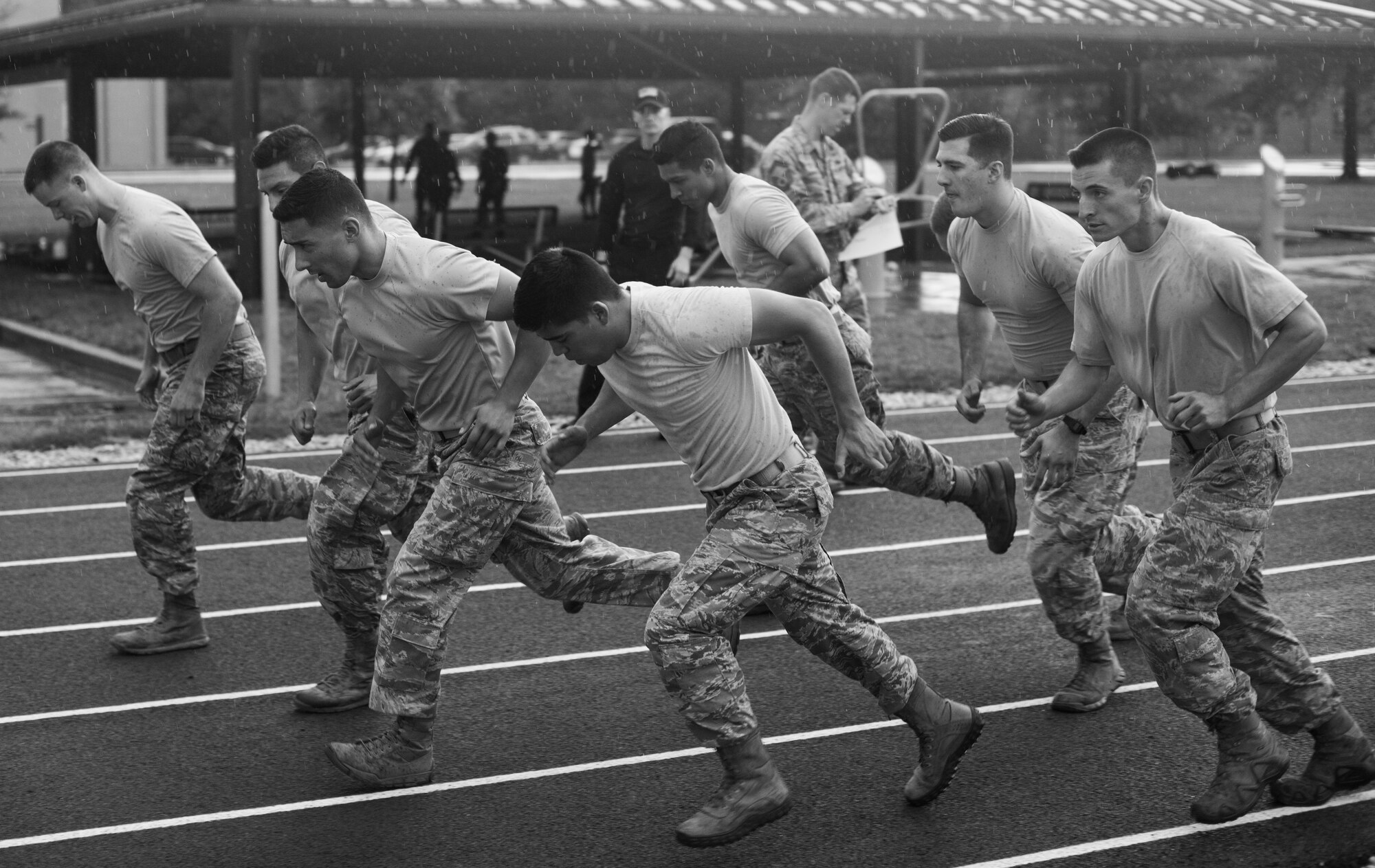 The race begins