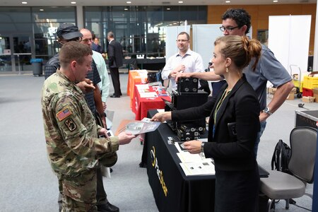 People at Tech Expo