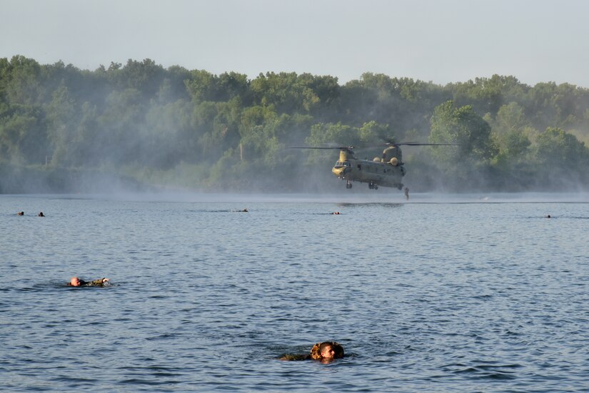 Reserve engineers drop into the Arkansas River for River Assault 2018