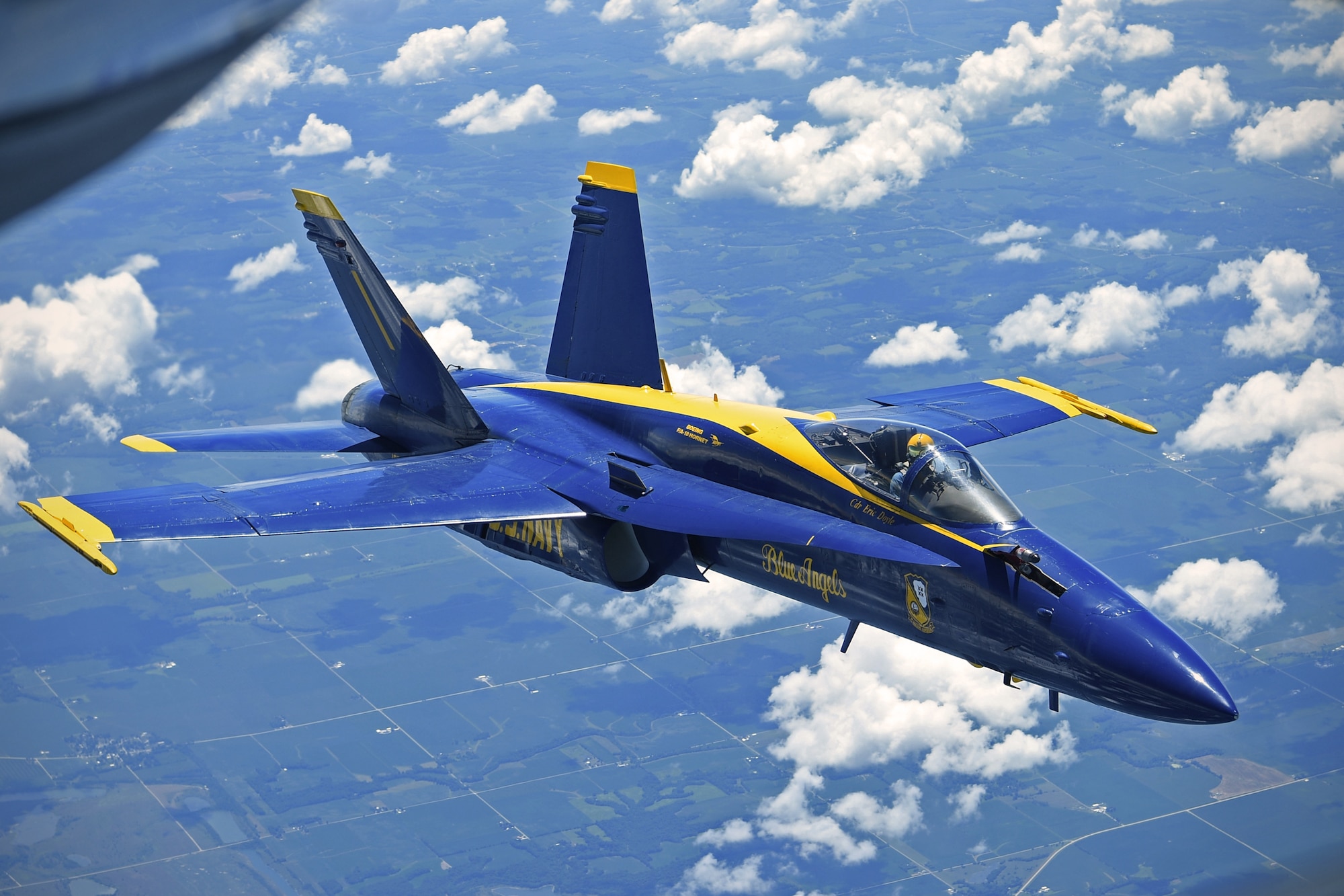 Grissom participates in Oshkosh airshow with Blue Angels