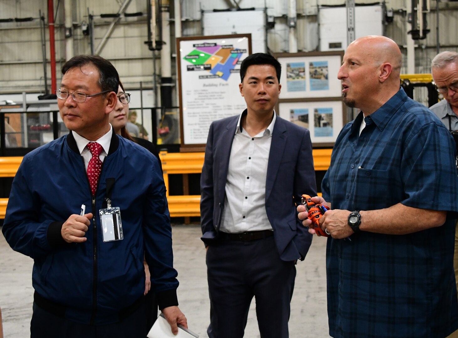 South Korea Ministry of Defense representatives visit DLA Distribution Susquehanna, Pennsylvania