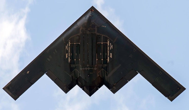A B-2 Spirit from Whiteman Air Force Base, Missouri, was featured at the 2018 Royal International Air Tattoo at RAF Fairford in Gloucestershire, England, July 13-14, 2018.