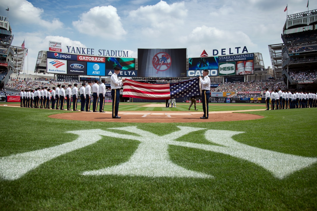 Mass Re-enlistment at Yankee Stadium