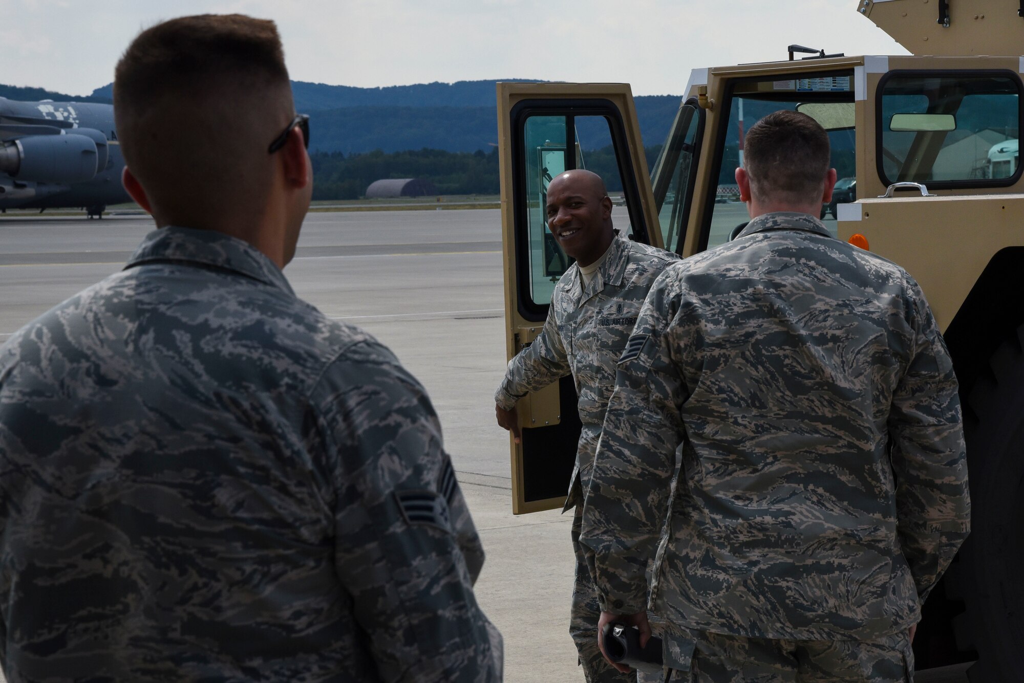 Chief Master Sergeant of the Air Force visits Ramstein