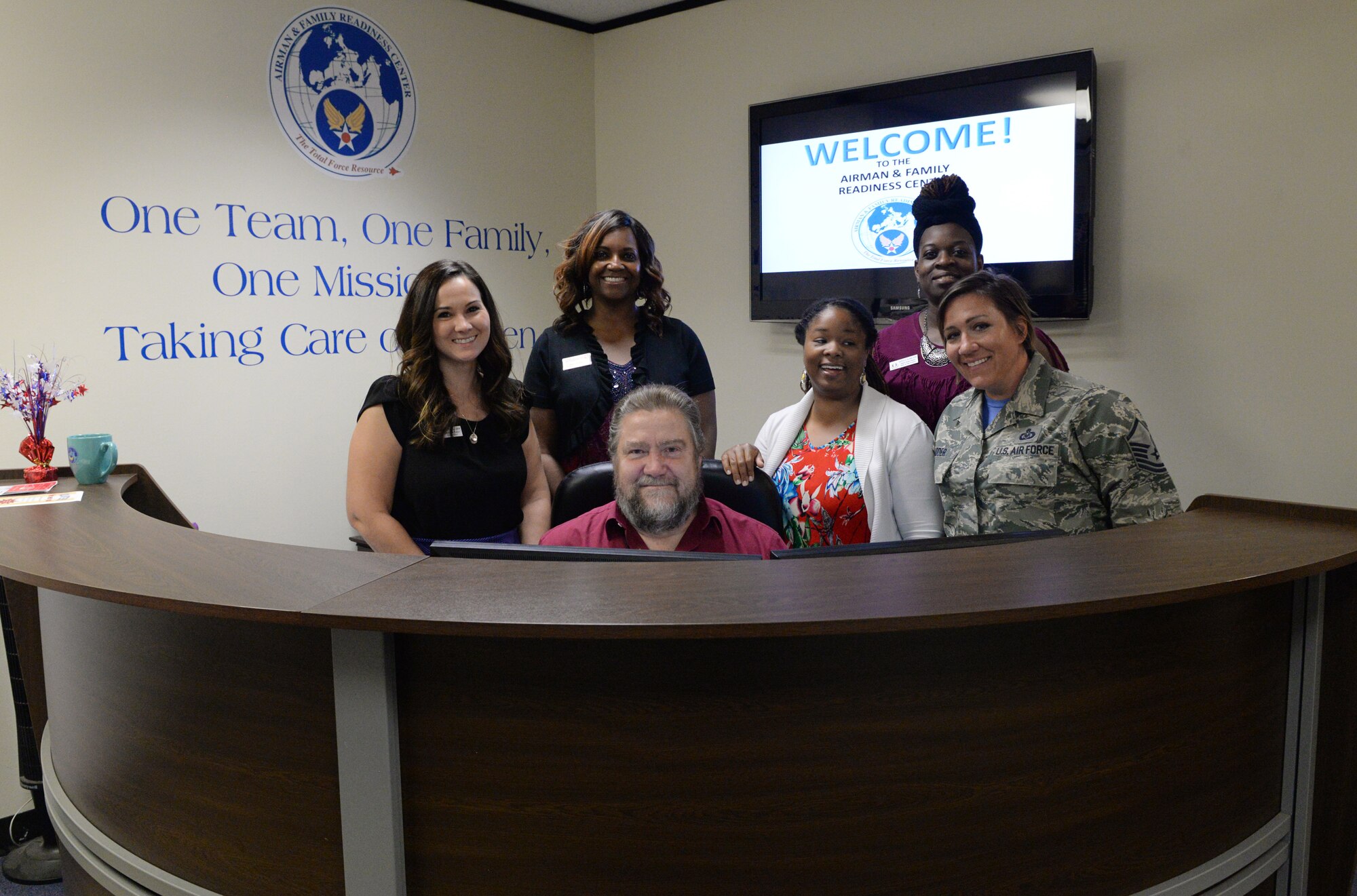 Airman and Family Readiness team assigned to the 97th Force Support Squadron works to improve quality of life for Airmen at Altus AFB.