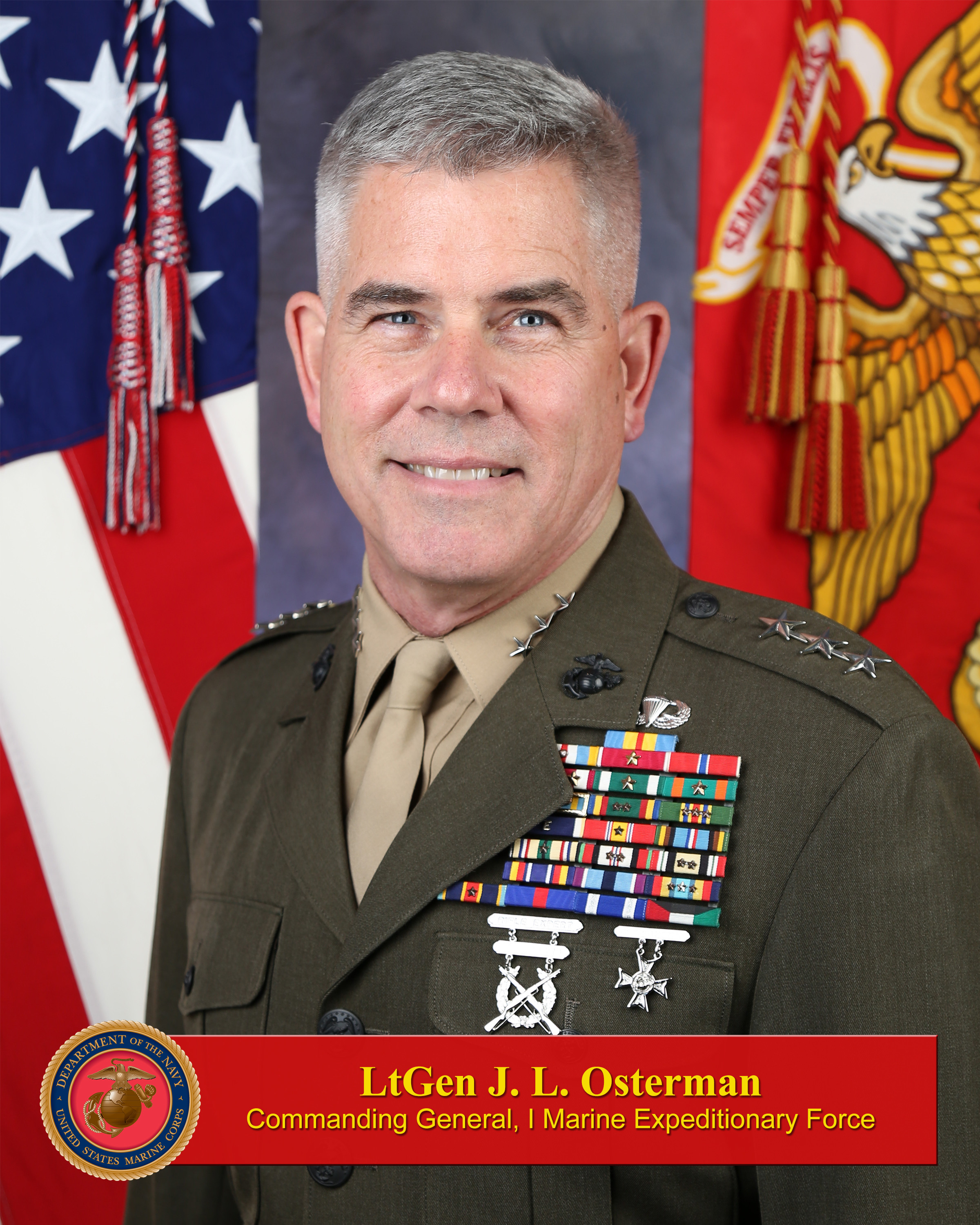 Lt Gen Joseph L Osterman I Marine Expeditionary Force I Mef