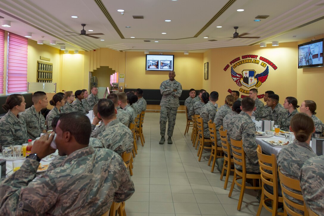 Wright’s visit was part of a United States Air Forces in Europe and Air Forces Africa bases re-immersion.