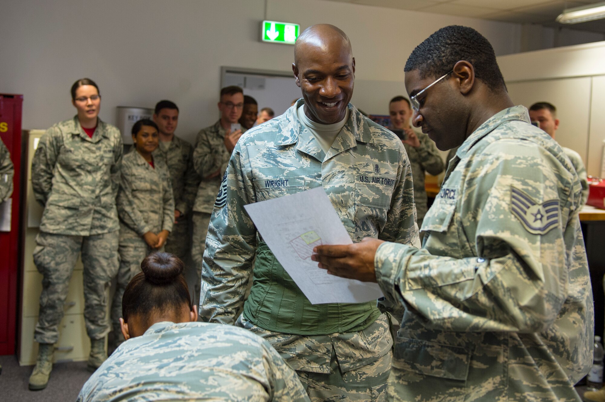 Wright’s visit was part of a United States Air Forces in Europe and Air Forces Africa bases re-immersion.