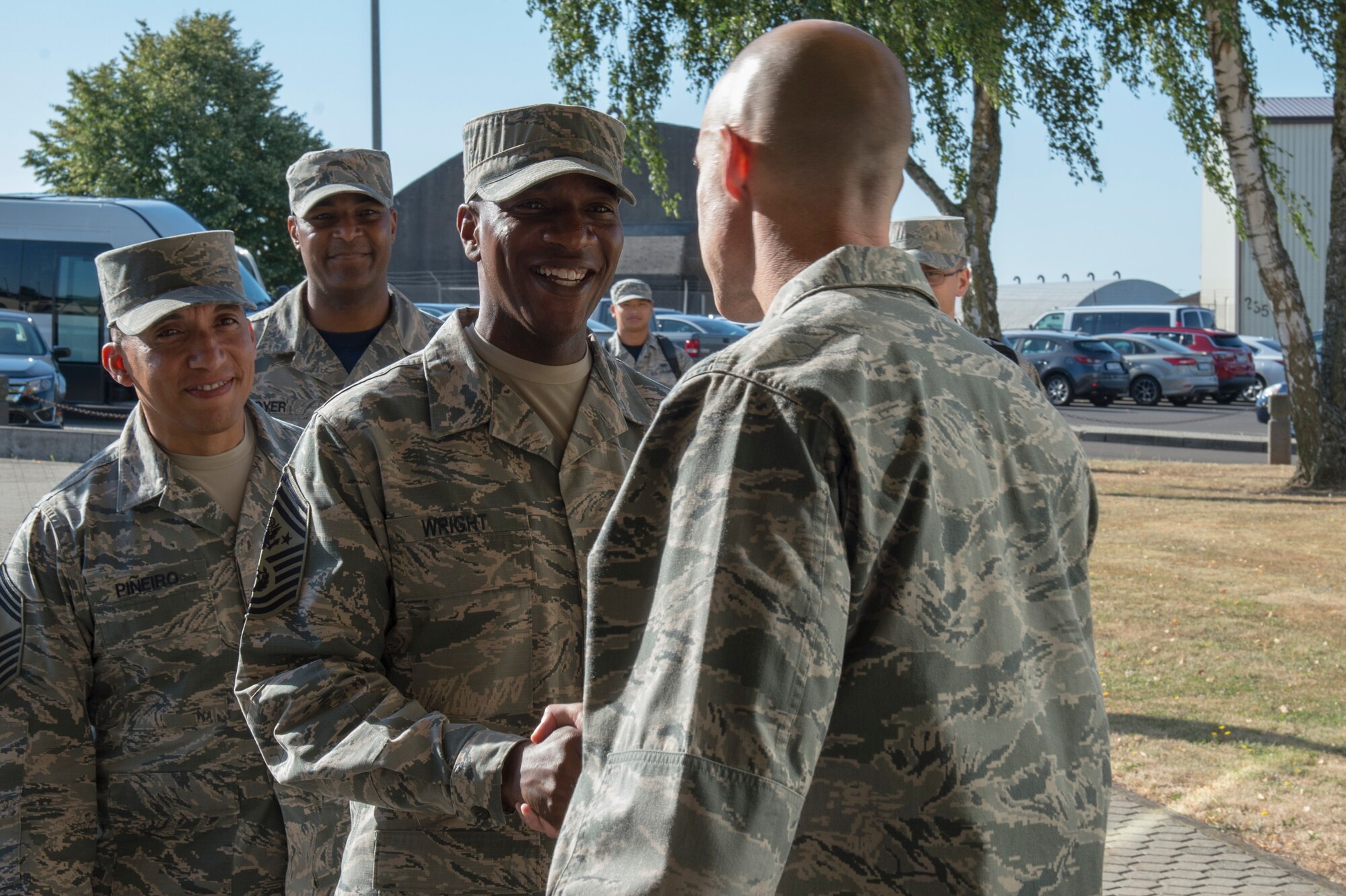 Wright’s visit was part of a United States Air Forces in Europe and Air Forces Africa bases re-immersion.