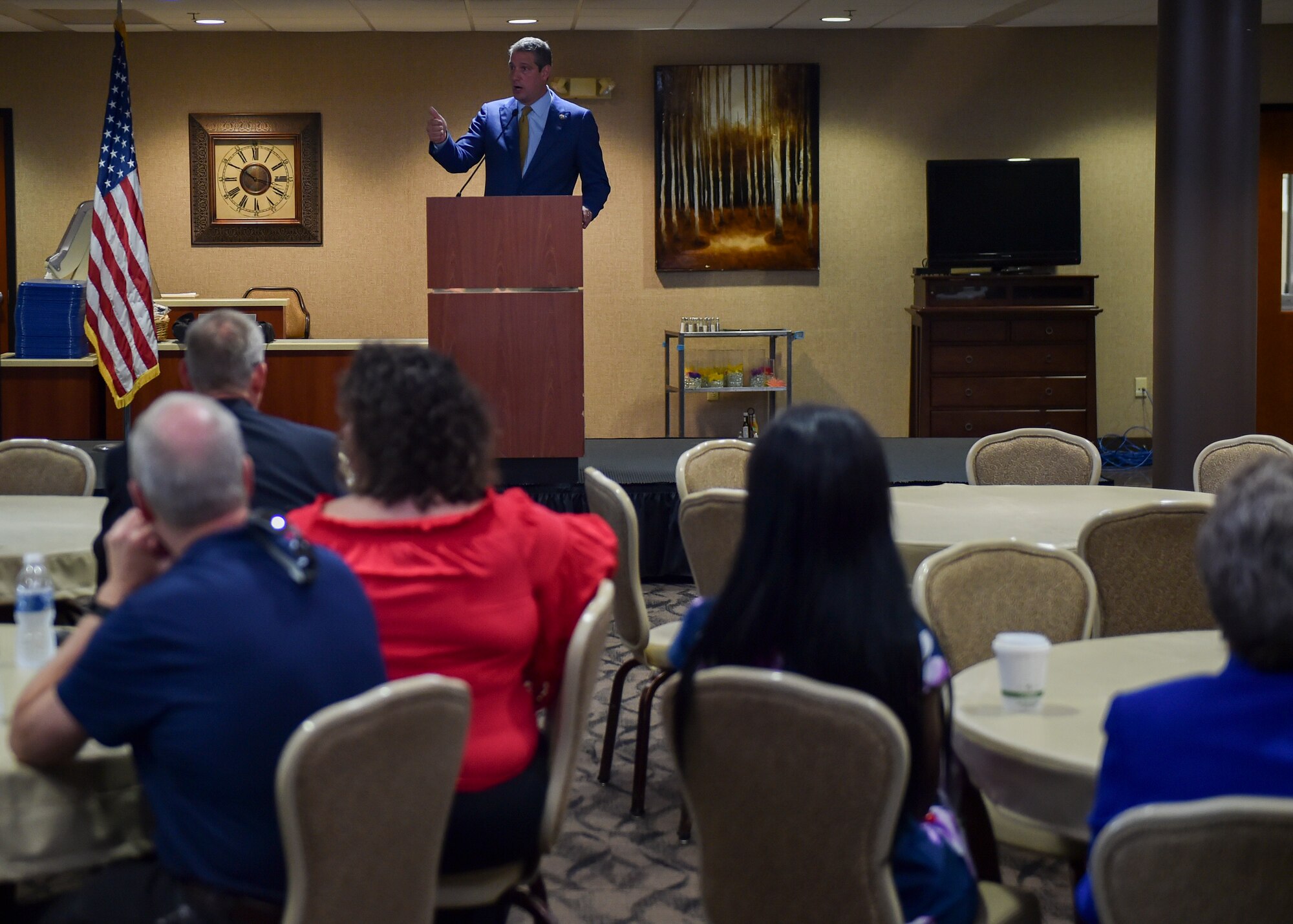 The Eastern Ohio Military Affairs Commission held a meeting July 27, 2018, at the Community Activity Center on Youngstown Air Reserve Station. EOMAC’s mission is to support, expand and defend the military missions that call Eastern Ohio home.