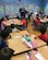 U.S. Air Force Capt. John DeLaurentis, 363rd Intelligence, Surveillance and Reconnaissance Wing deputy director, plans and programs, speaks to students at Sherman Elementary School in Roselle, New Jersey, May 30, 2018. DeLaurentis spoke to the first-grade class about their goals in hopes to inspire and motivate them. (Courtesy Photo)