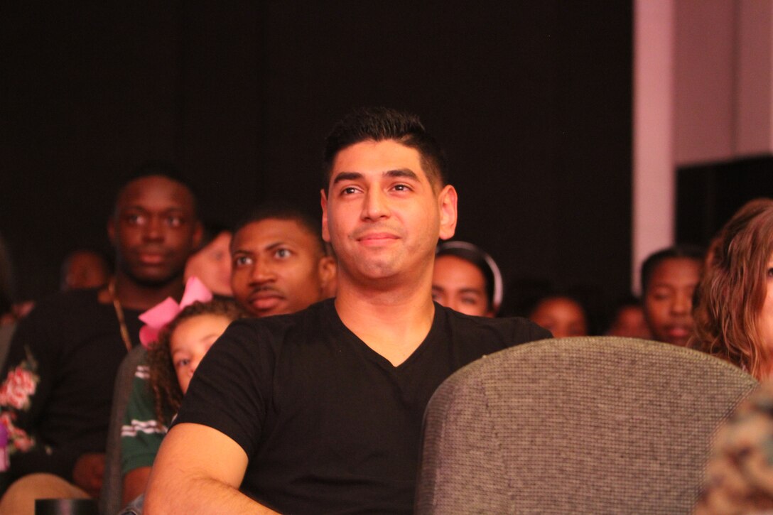 Dozens of service members, civilian-Marines and even kids performed in the Marine Corps Logistics Base Albany's very own talent show, July 25. Several acts showcased their talents ranging songs, dances and comedy skits. (U.S. Marine Corps photo by Re-Essa Buckels)