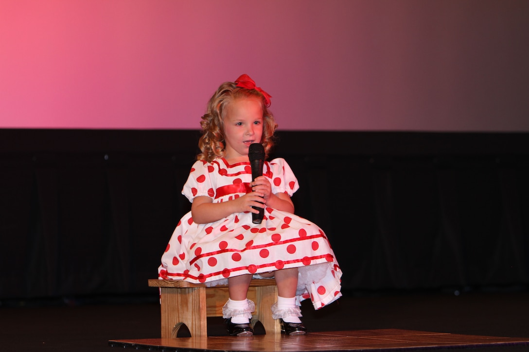 Dozens of service members, civilian-Marines and even kids performed in the Marine Corps Logistics Base Albany's very own talent show, July 25. Several acts showcased their talents ranging songs, dances and comedy skits. (U.S. Marine Corps photo by Re-Essa Buckels)