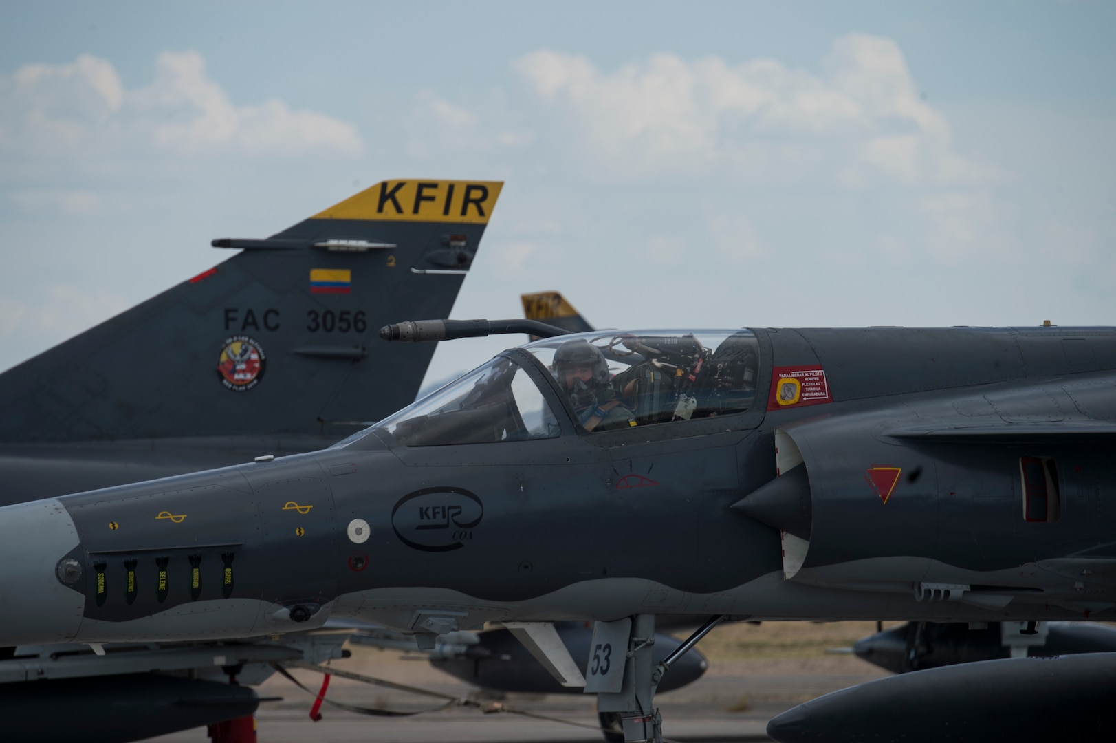 Colombian Air Force participates in Red Flag 18-3