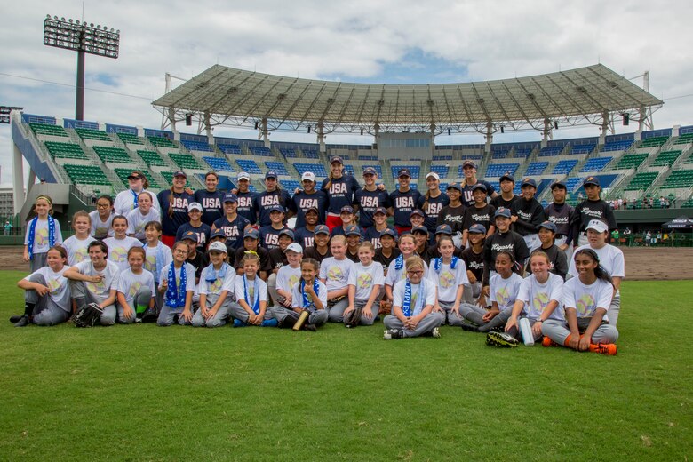 USA Women's National Softball Team experience softball cultural