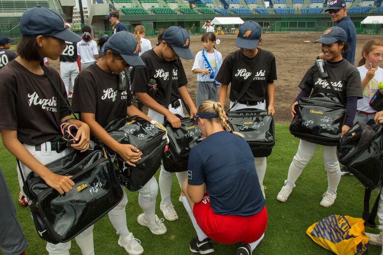 USA Women's National Softball Team experience softball cultural