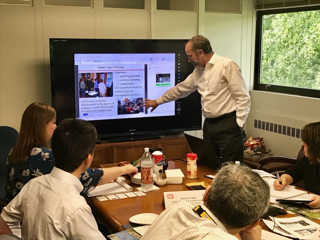 Technical exchange meeting at USACE HQ.