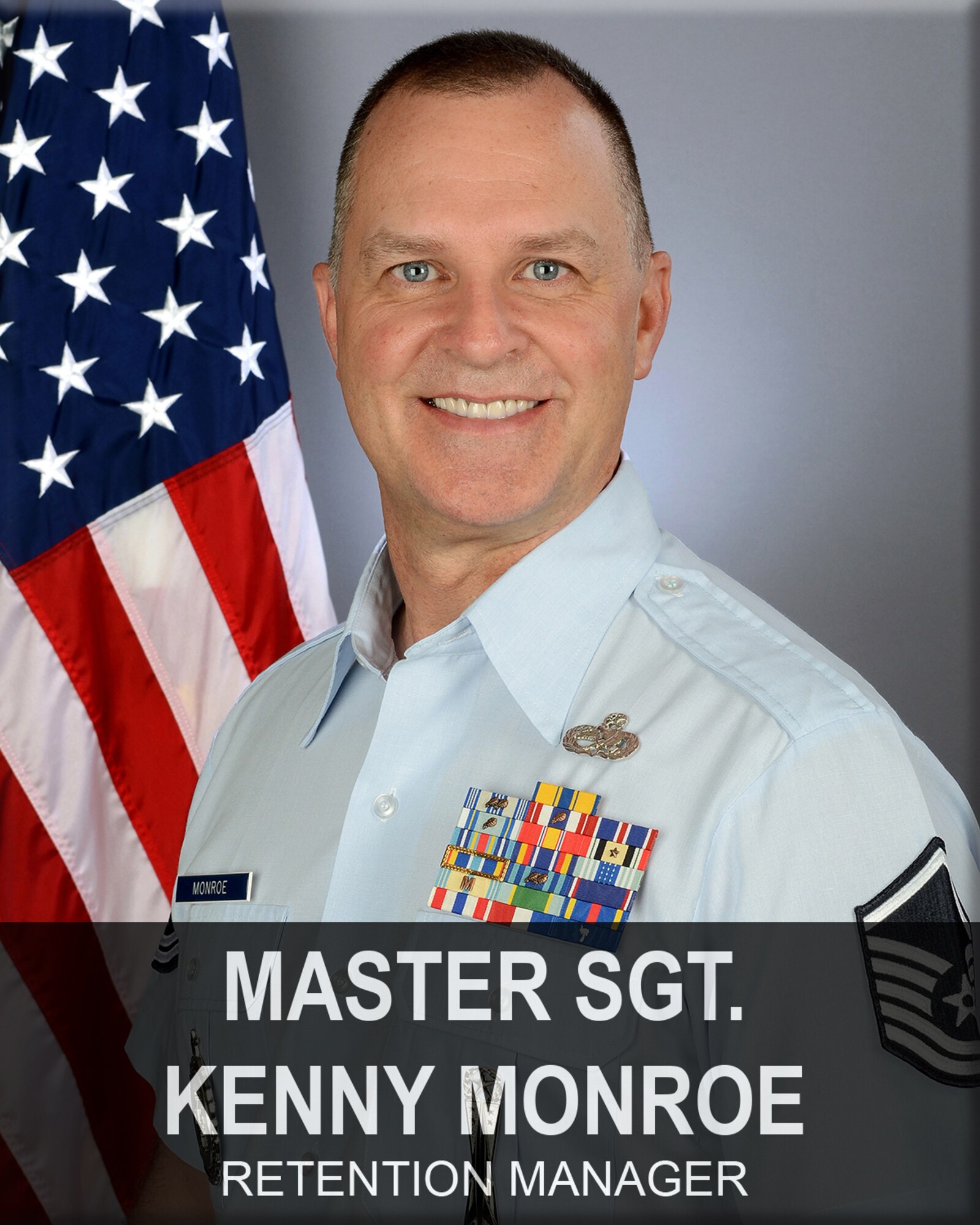 Master Sergeant Kenny Monroe, 169th Fighter Wing retention office manager