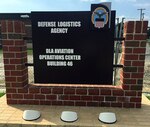 New welcome sign for DLA Aviation Operations Center
