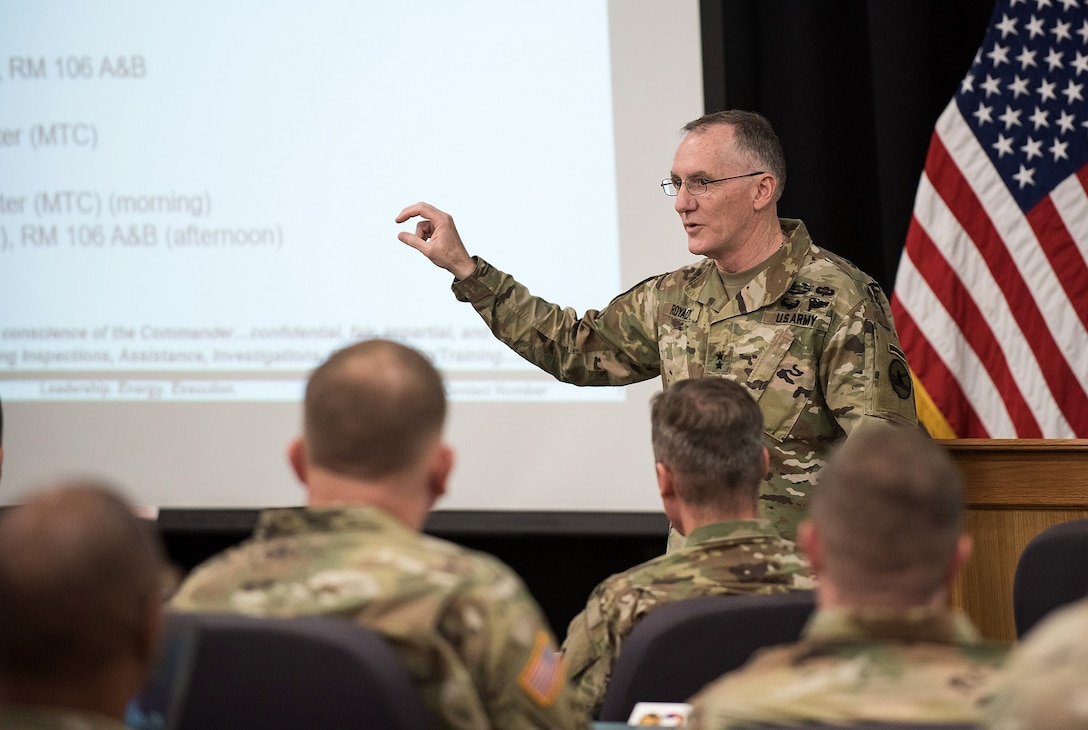 Maj. Gen. A. Ray Royalty, 84th Training Command commanding general