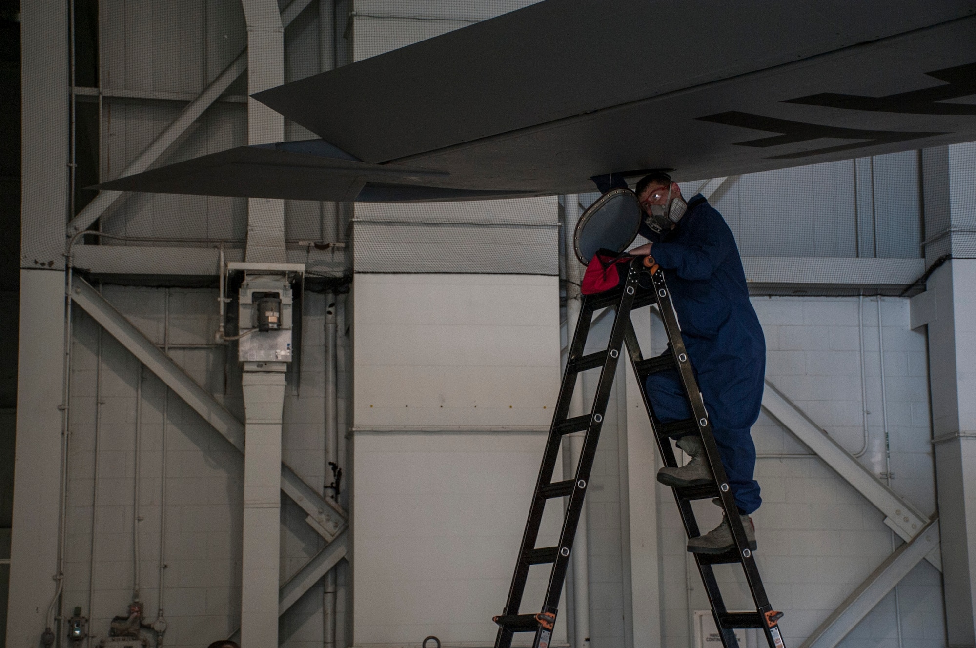 U.S. Air Force Staff Sgt. Bonham Macintosh, an aircraft fuel systems craftsman with the 6th Maintenance Squadron, begins preparation to pressurize a wing fuel system on a KC-135 Stratotanker aircraft at MacDill Air Force Base, Fla., May 31, 2018.