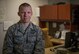 Tech. Sgt. Timothy Barbee shares his Airman's Story with 932nd Airlift Wing leadership during the monthly Wing Review.