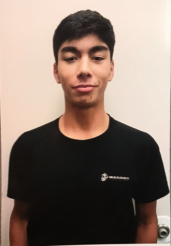 Sebastian Munera, a sophomore at Mankato East High School, poses for a photo while attending a physical fitness training session with the Marine Corps recruiting sub-station Mankato. Munera was selected to attend the Summer Leadership and Character Development Academy in Quantico, VA, where he will attend courses designed to cultivate him into a stronger leader and role model for his fellow students and athletes.