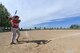 Team Minot faced-off against Team Grand Forks in the fourth annual Wingman Week softball tournament at Devils Lake, North Dakota, May 24, 2018.