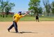 Team Minot faced-off against Team Grand Forks in the fourth annual Wingman Week softball tournament at Devils Lake, North Dakota, May 24, 2018.