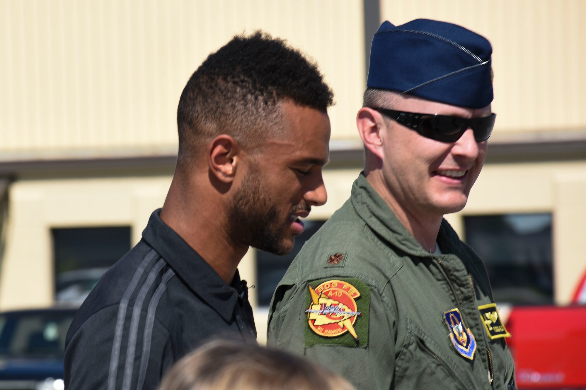 Players and executives from Sporting Kansas City paid a visit to the 442d Fighter Wing at Whiteman Air Force Base, Mo., May 30, 2018.