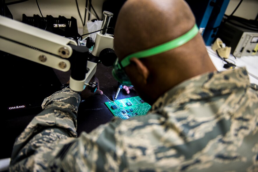 Rank and Name: Senior Airman Darren Hopkins

Duty Title: 354th Maintenance Squadron Air Force Repair Enhancement Program technician 

Hometown: Washington D.C.

Why is serving in the Air Force important to you?

Serving in the Air Force is important to me because it not only allows me to serve my country, but also offers me many opportunities for personal and professional growth.  

What moment or accomplishment as a member of the Icemen Team are you most proud of and why?

The accomplishment I am most proud of is earning the 2M MTR (Navy Miniature/Microminature Electronic Repair and Module Test and Repair) certification as a Senior Airman and becoming the only AFREP technician on Eielson. I am proud of this accomplishment because it enables me to see an entirely new field of the maintenance world that I might not have been able to see otherwise.

What is your favorite part of your job?

The part of my job that I enjoy most is learning the ins and outs of various aircraft parts and equipment, in order to make repairs to them.

Who inspires you and why?

My parents inspire me. Both my mother and father support me no matter what the circumstances are and that gives me the strength and inspiration to continually challenge myself. 

What's your favorite part about being in Alaska?

The thing I enjoy most about being in Alaska is taking in all of the fantastic views and all of the fishing opportunities.