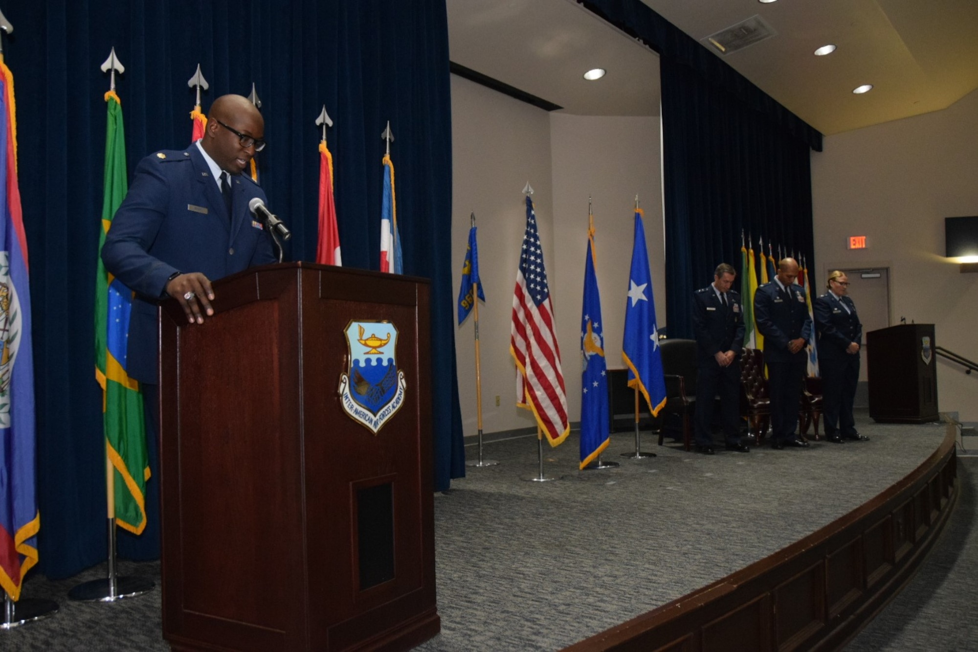 Reserve Citizen Airmen assigned to the 960th Cyberspace Operations Group witnessed a change of command during a ceremony at Joint Base San Antonio-Lackland, June 2.