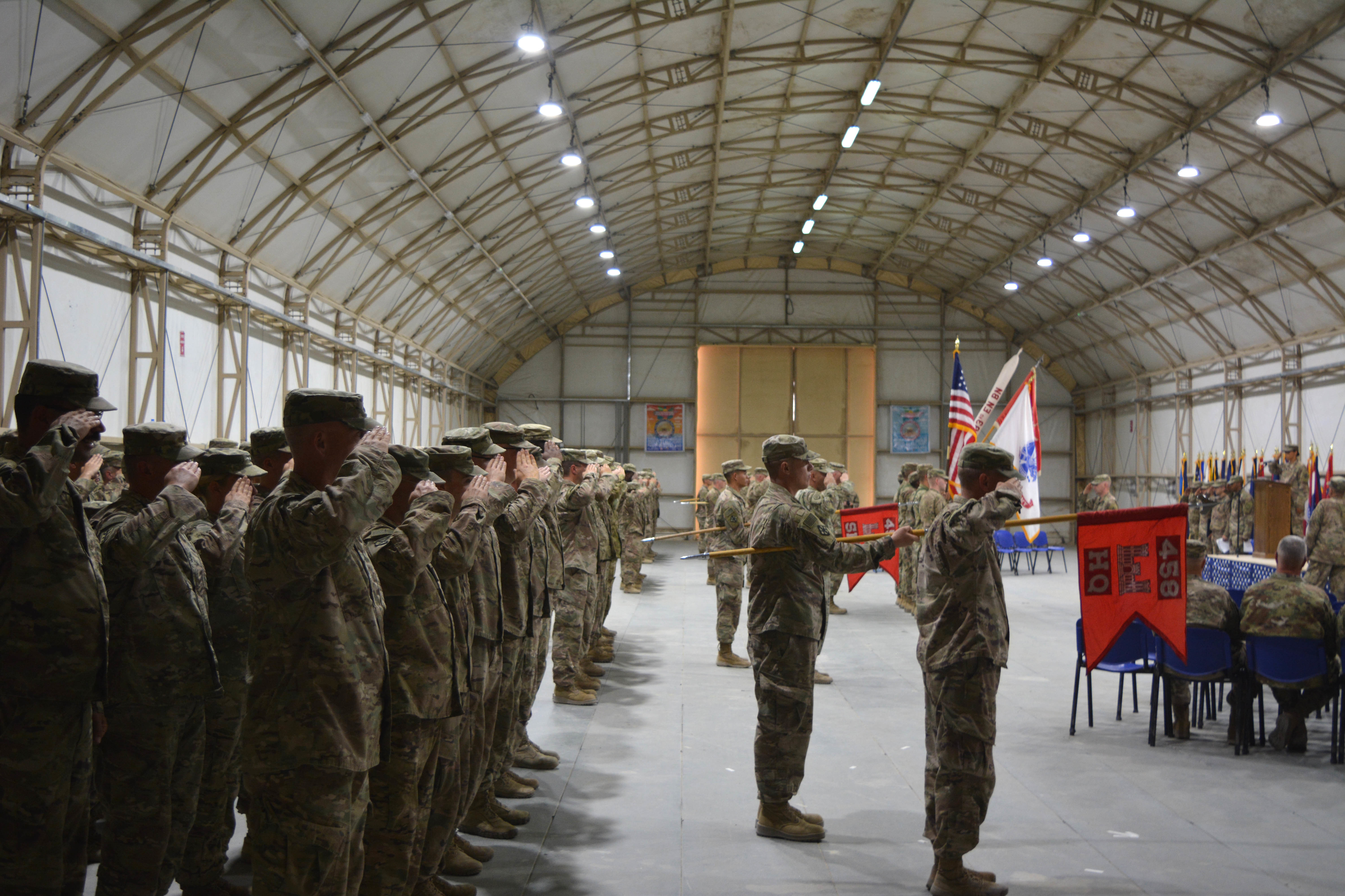 458th Engineer Battalion turns over mission to 983rd